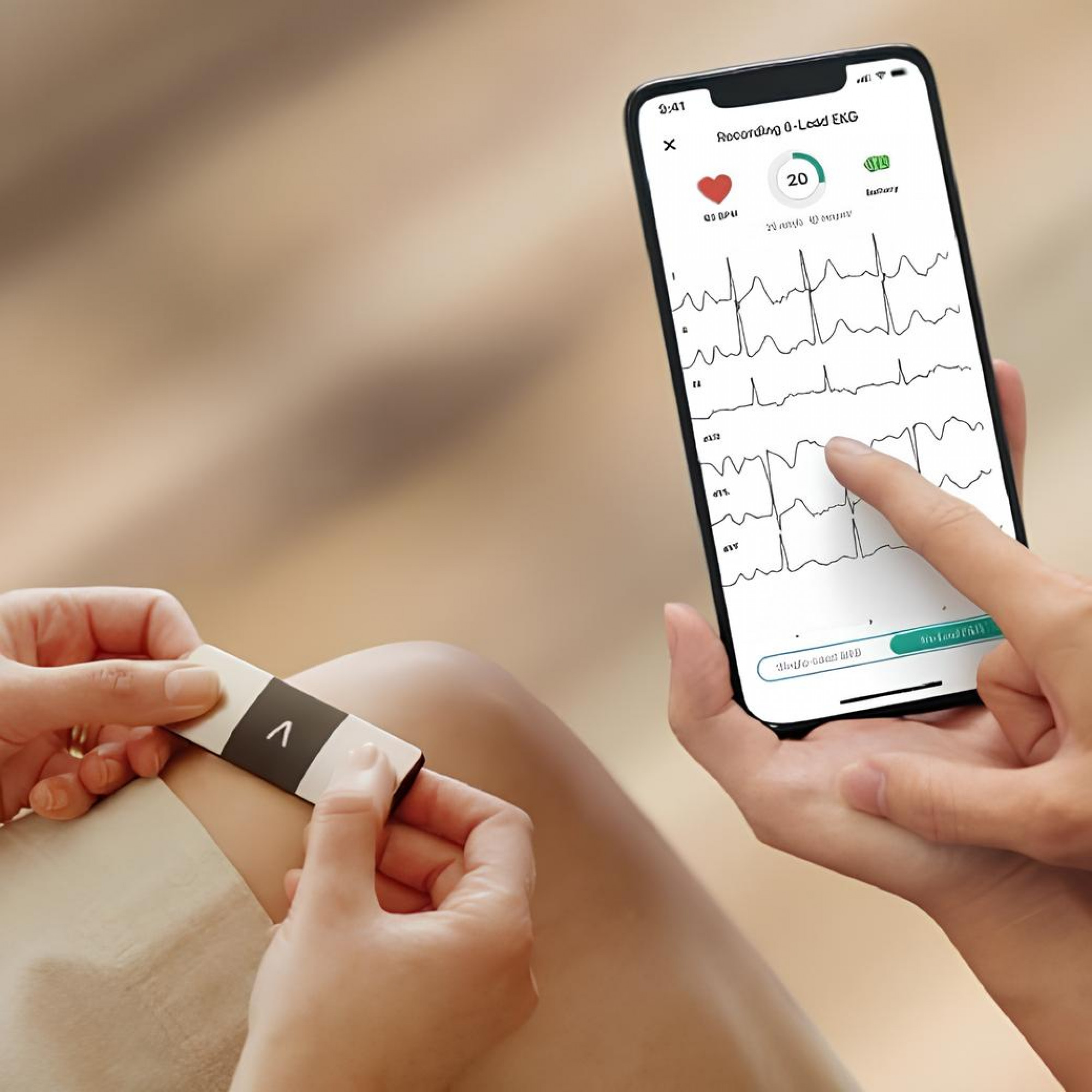 Персональный монитор ЭКГ AliveCor KardiaMobile 6-Lead Personal EKG Monitor